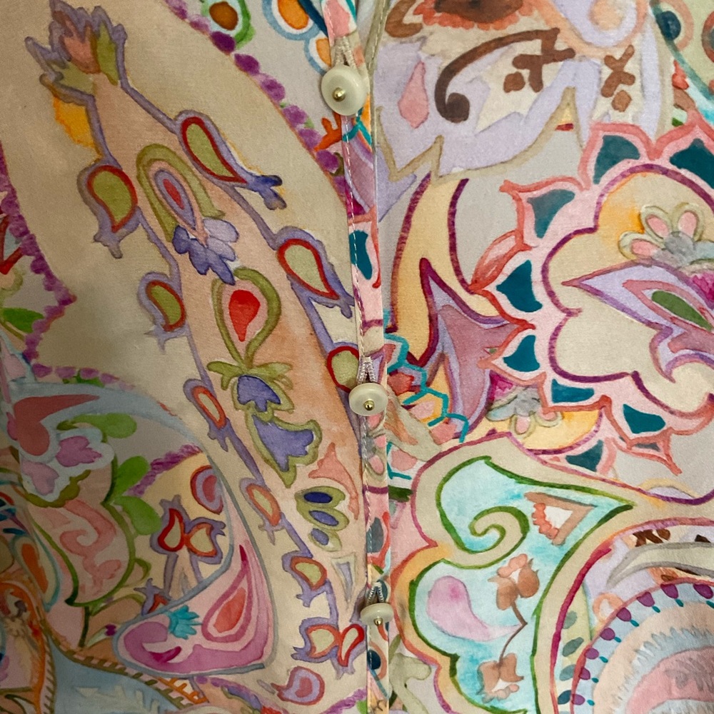 Robert Graham Multicolor Paisley Blouse - Picture 3 of 6